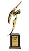 CINE award trophy